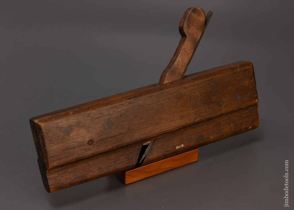 I. NICHOLSON IN WRENTHAM 18th Century Yellow Birch 10 Inch Moulding Plane - 110020