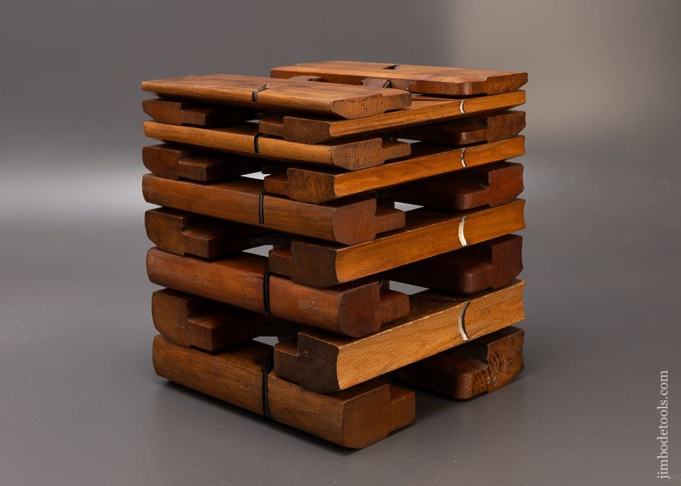 Complete Set of 18 Hollow & Round Planes All by BALTIMORE MAKERS - 110075