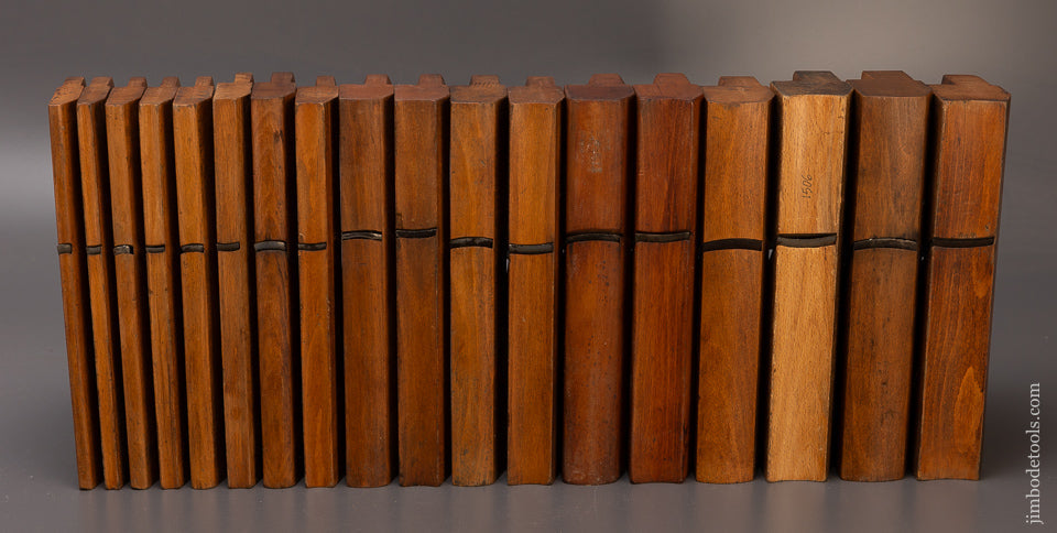 Complete Set of 18 Hollow & Round Planes All by BALTIMORE MAKERS - 110075
