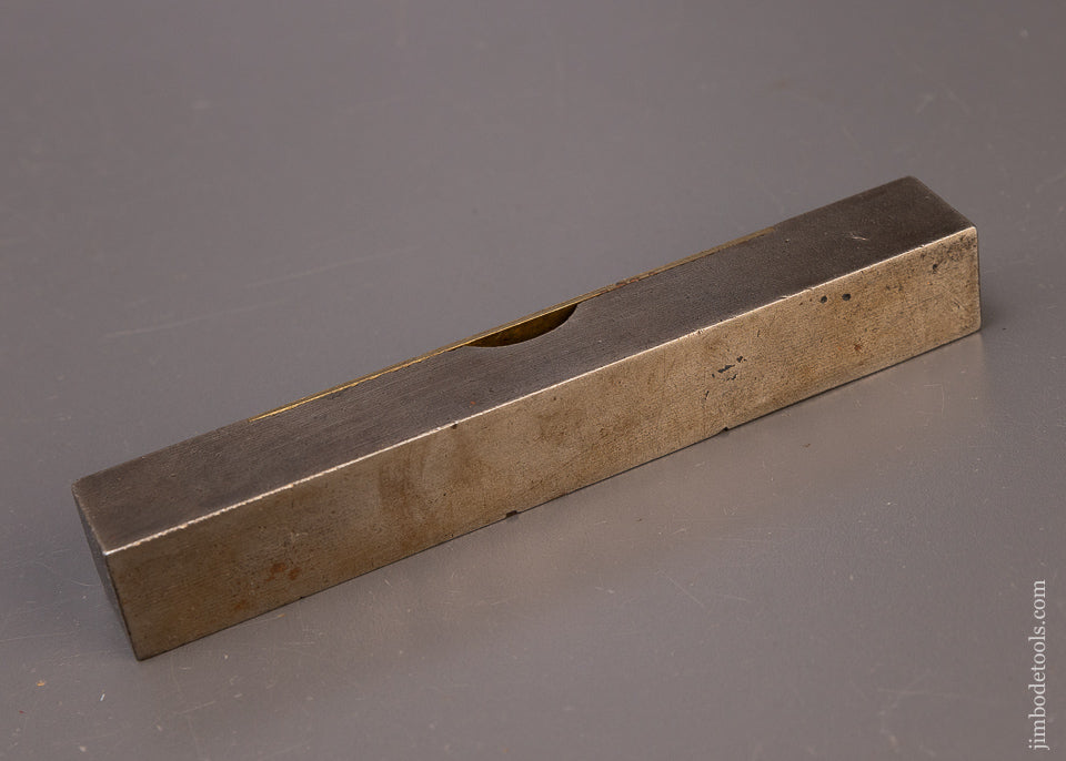 Very Rare STANLEY No. 45 Iron Level with Brass Top Plate - EXCELSIOR 110217
