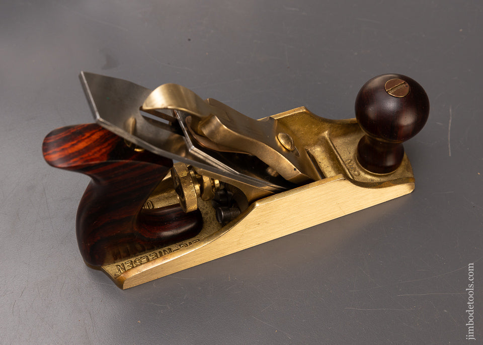 Fine Bronze LIE NIELSEN No. 2 (No. 602) Smooth Plane with Cocobolo Furniture - 110275