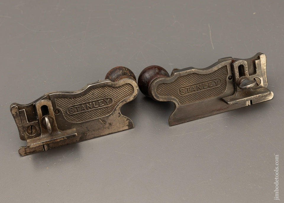 Matched Pair of STANLEY No. 98 & 99 Side Rabbet Planes with Stops - 110645