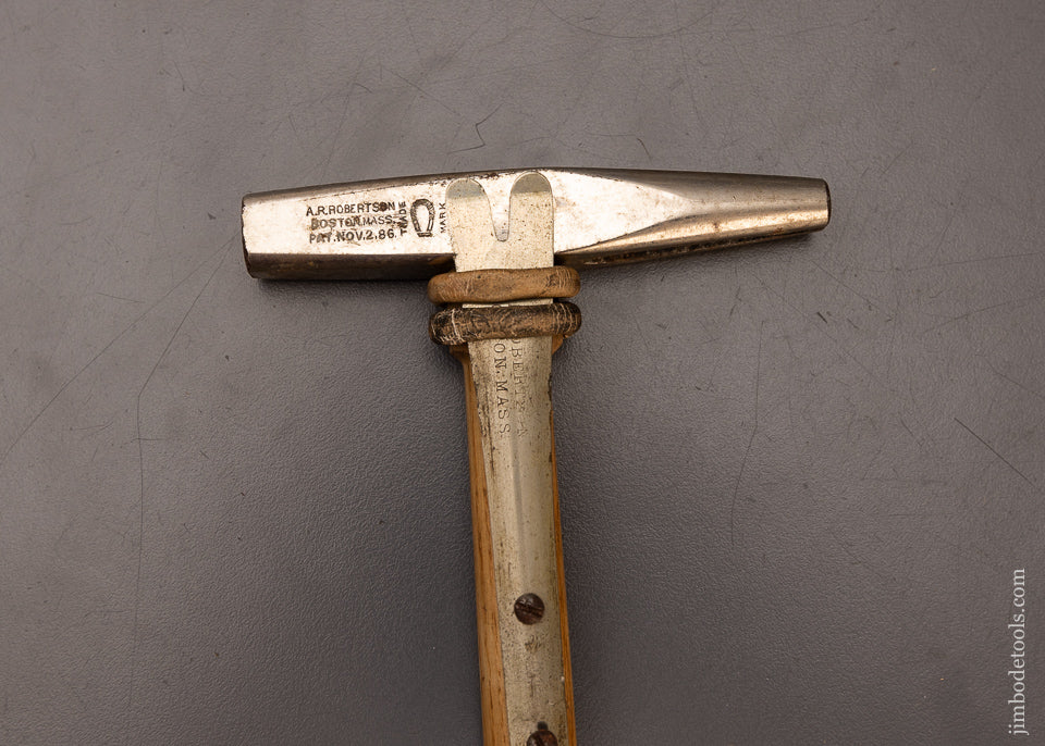 Premium A.R. ROBERTSON PATENT Segmenter Bill Poster’s Hammer - 110743