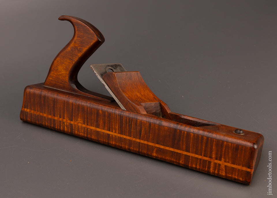 Mint Unused LEON ROBBINS Left-Handed Tiger Maple Panel Raiser Plane - 111078
