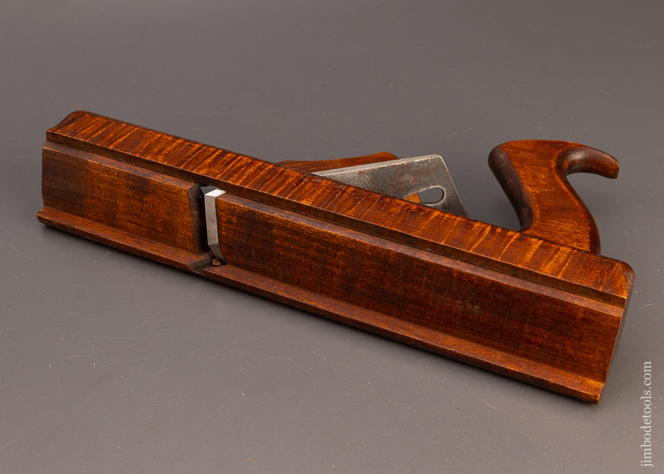 Mint Unused LEON ROBBINS Left-Handed Tiger Maple Panel Raiser Plane - 111078
