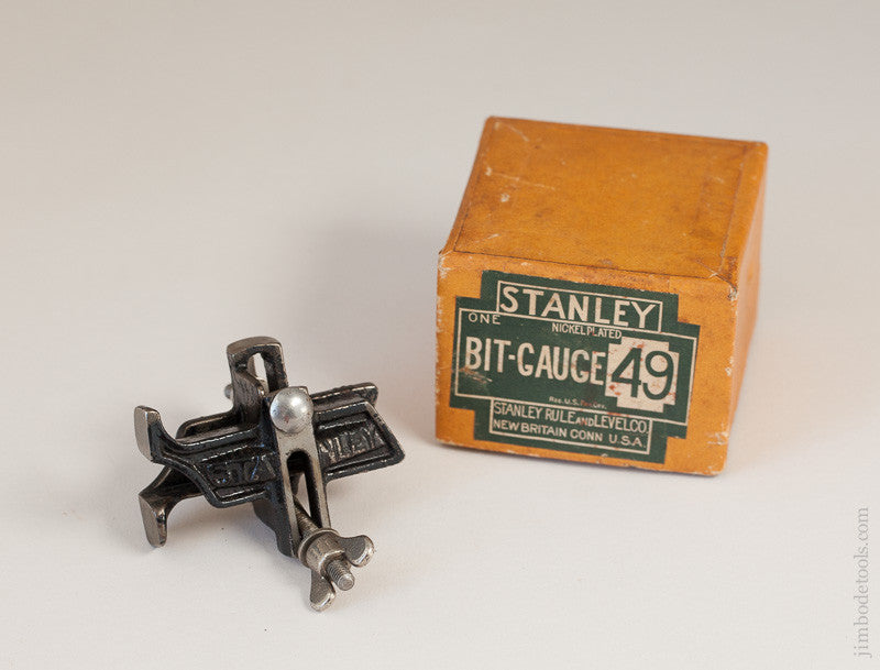 STANLEY NO. 49 Bit Gauge MINT in Original Box