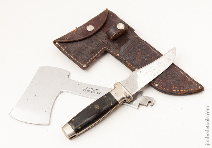 Awesome CASE Knife and Hatchet with Original 1935 Leather Sheath