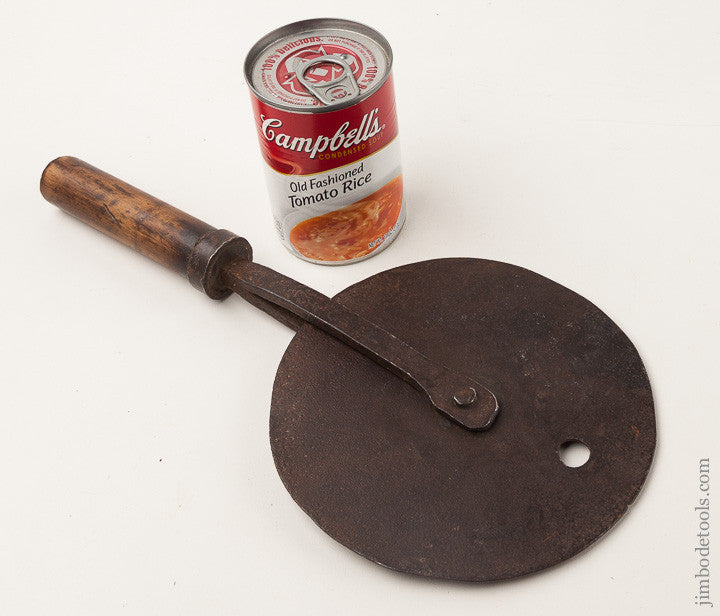 Early Antique Tool Hand Forged Wheelwright's Traveler Measuring Tool
