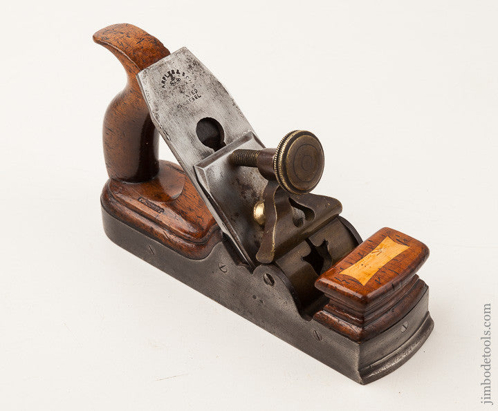 Majestic Fancy Scottish Infill Smooth Plane with Double perforated Brass Lever Cap