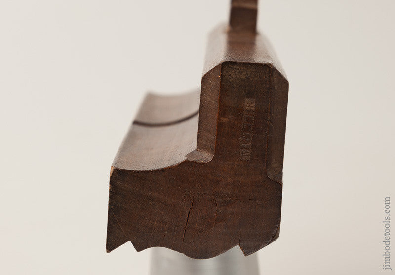 18th Century Curved Moulding Plane by MUTTER LONDON circa 1766-99 EXTRA FINE