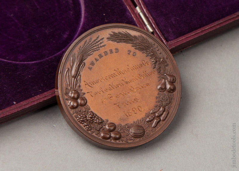  Rare 1890 Prize Medal from PHILADELPHIA FOOD EXPOSITION 