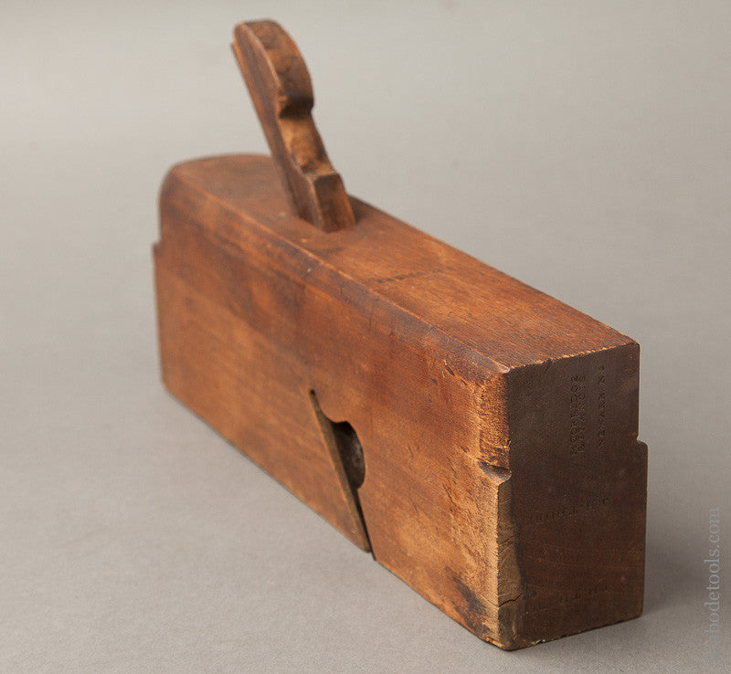 9 1/2 x 1 7/8 inch Dado Plane by MOCKRIDGE & FRANCIS Newark, NJ circa 1835-68 GOOD+