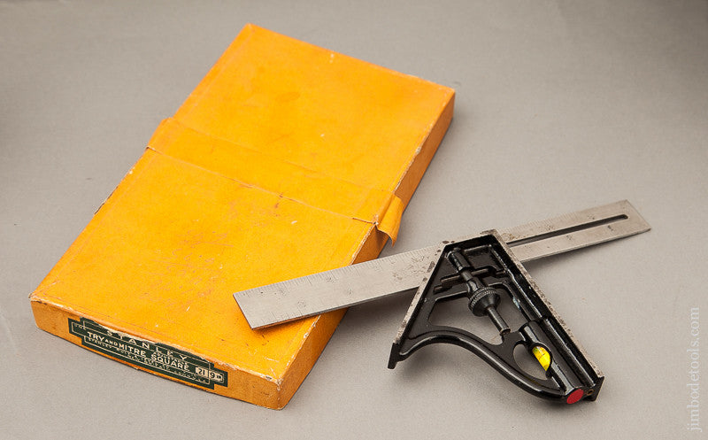 STANLEY NO. 21 Combination Square Near Mint in its Original Box - 69029R