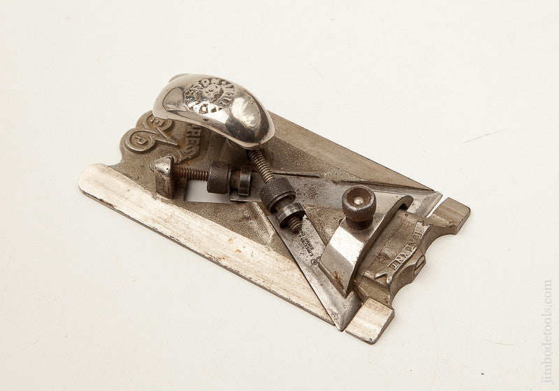 Rare! 5 1/2 x 3 inch PRESTON No. 1369 Double Side Rebate Plane EXTRA FINE