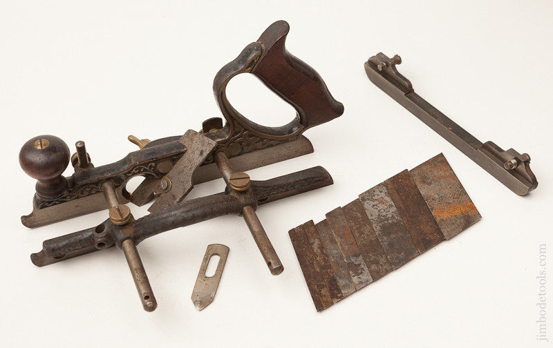 STANLEY No. 46 Skew Cutter Combination Plane 100% COMPLETE Type 6 circa 1885-92