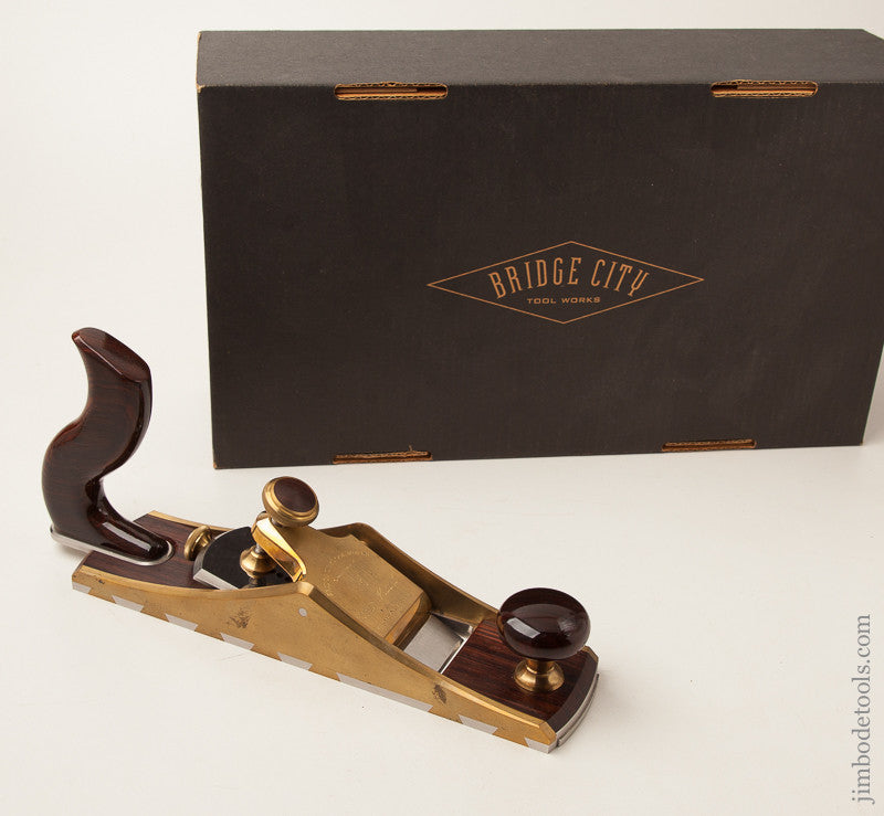 2003 BRIDGE CITY TOOL WORKS CT-11 Low Angle 12 Degree Smooth Plane UNUSED in Original Box