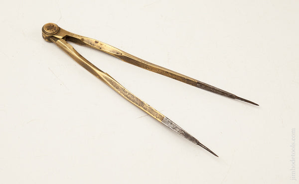 Six inch Brass and Steel Dividers – Jim Bode Tools