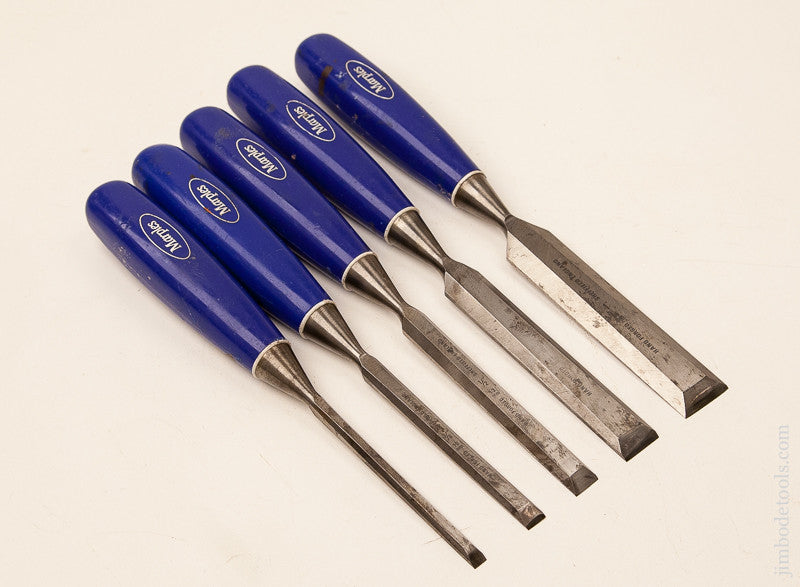 Set of Five MARPLES Chisels