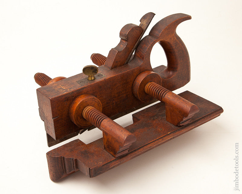 Crisp & Fine! Beech Plow Plane by A. KELLY & CO ASHFILED MASS circa 1854-60