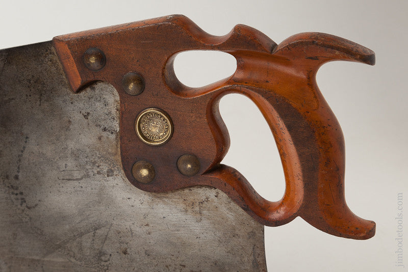 Early 5 point 28 inch Rip DISSTON D8 Hand Saw circa 1888