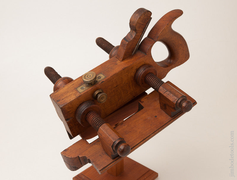 Good User Beech Screw Arm Handled No. 97Plow Plane by AUBURN TOOL CO NY circa 1864-93