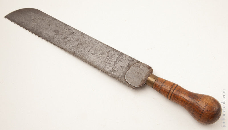 Unusual 7 point 12 inch Crosscut Saw by WELCH & GRIFFITHS