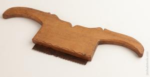 Ornate 18th Century Flush Cut Saw