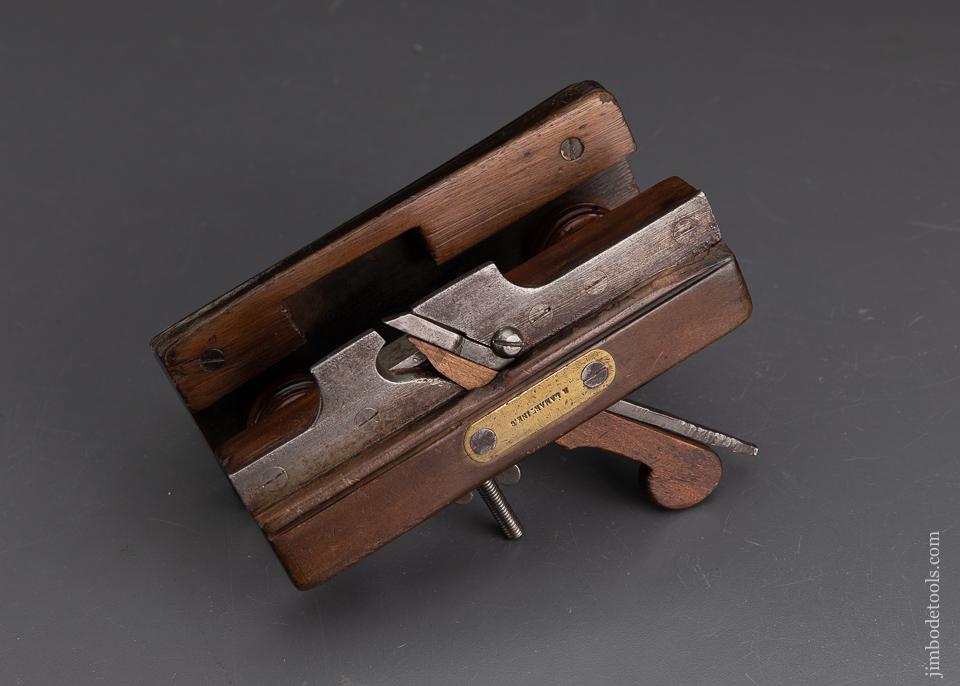 Miniature French Fruit Wood Coachmaker's Plow Plane R. LAMARTINE. C OWNER - EXCALIBUR 42