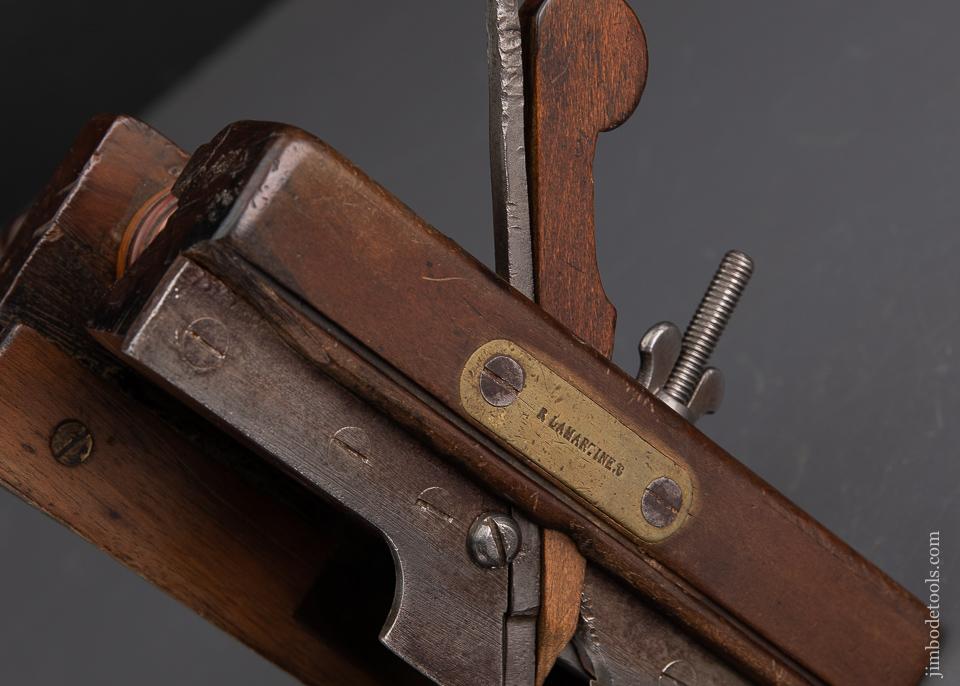 Miniature French Fruit Wood Coachmaker's Plow Plane R. LAMARTINE. C OWNER - EXCALIBUR 42