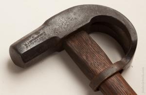 Rare! SOLOMON ANDERSON August 20, 1845 Patent 16 ounce Hammer SIGNED!     75036U