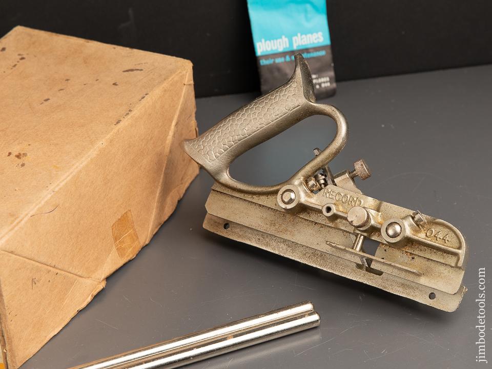 RECORD No. 044 Plough/Plow Plane 100% COMPLETE in Original Box - 90942