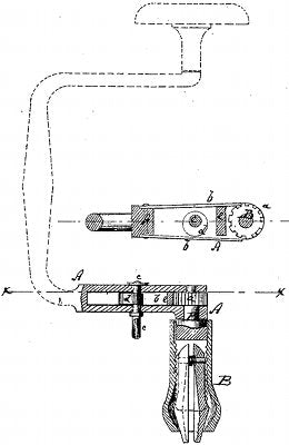 Rare! J.T. LYNAM Patent no.113680. April 11, 1871 Ratchet Bit Brace 10 inch - 73256
