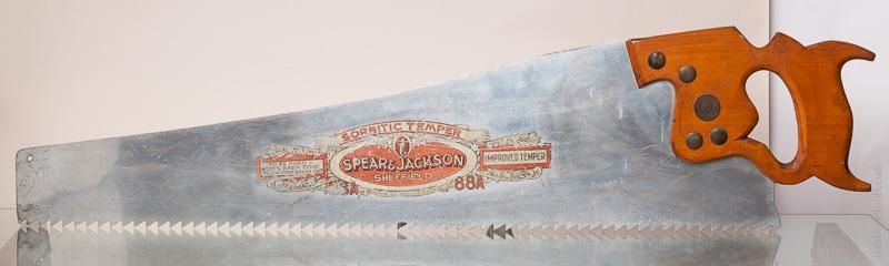 Magnificent! Giant 54 inch SPEAR & JACKSON Saw Trade Sign - 57652