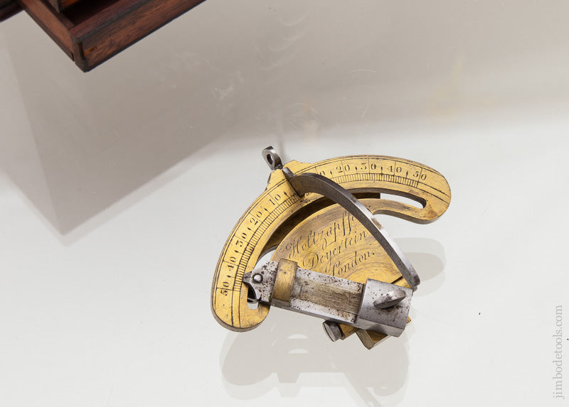 Rare HOLTZAPFFEL & DEYERLEIN Goniostat in its Original Dovetailed Cabinet - 58326