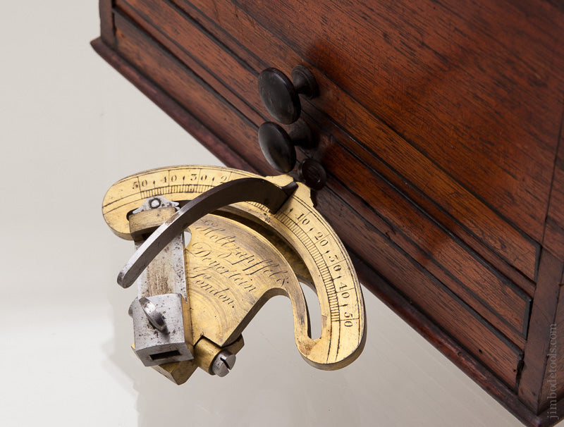 Rare HOLTZAPFFEL & DEYERLEIN Goniostat in its Original Dovetailed Cabinet - 58326