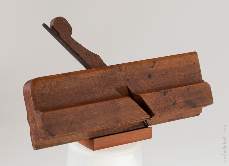Crisp and Fine! 10 inch Yellow Birch 6/8 inch Thumbnail Molding Plane by JO, FULLER PROVIDENCE -- 59168