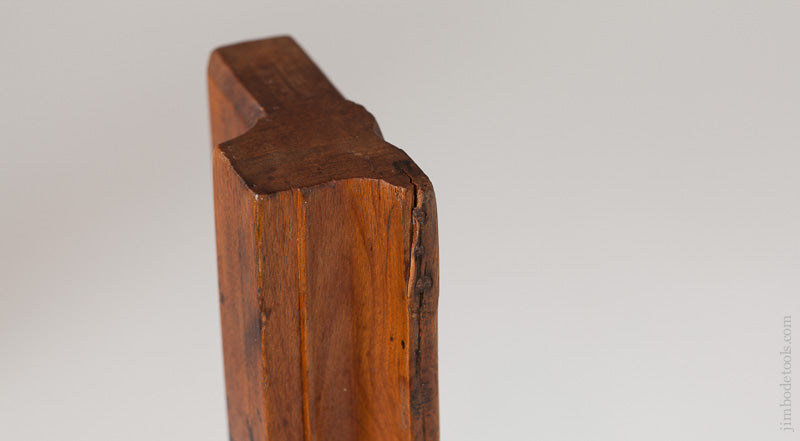 Crisp and Fine! 10 inch Yellow Birch 6/8 inch Thumbnail Molding Plane by JO, FULLER PROVIDENCE -- 59168