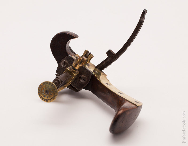 Stunning German Coachmaker's Plow Plane by C. HABERECHT, SCHWERIN, I.M. Dated 1907- EXCELSIOR 59394U