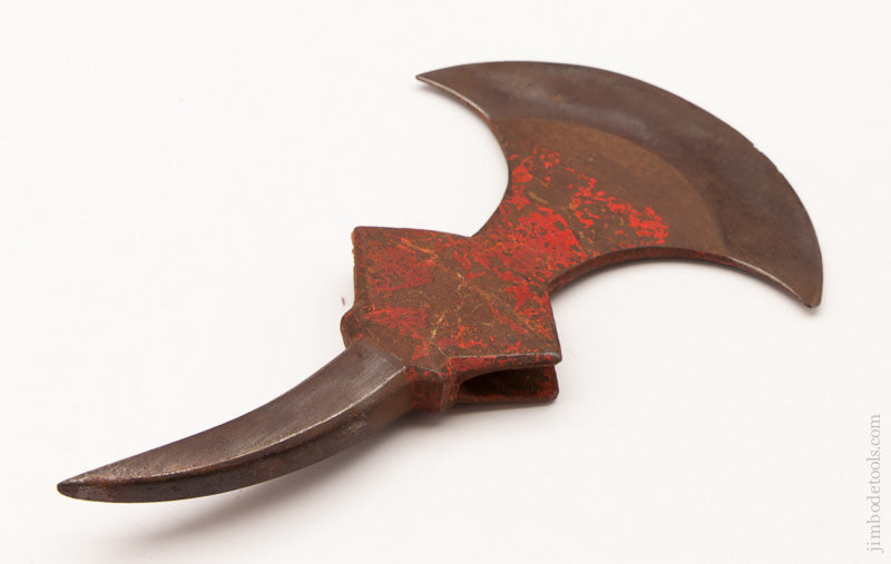 Amazing 19th Century Fireman's Axe with Much of its Original Paint, Including Gold Star - 59900U