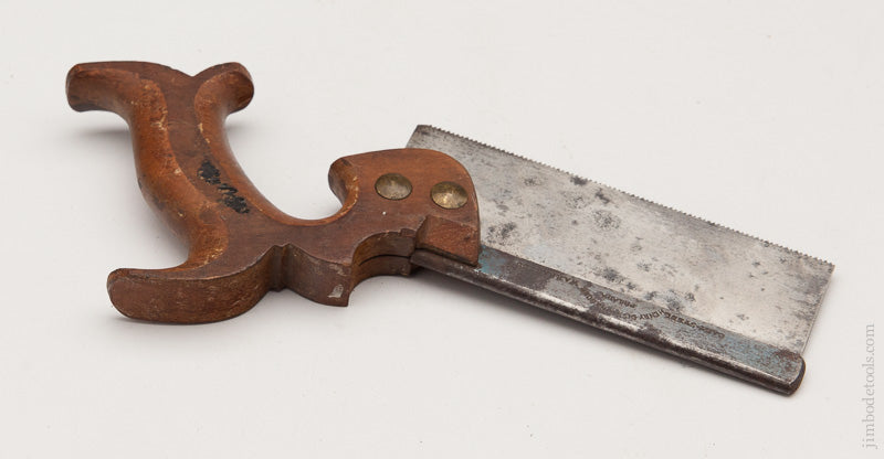 Rare and Fine! DISSTON Six inch Dovetail Saw - 60801R