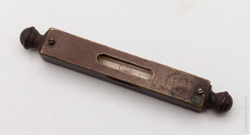 Beautiful L. L. DAVIS Iron Pocket Finial Level - 62011R