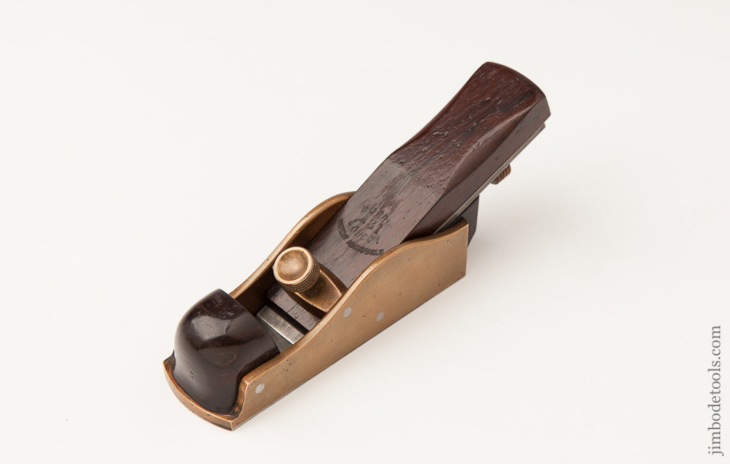 Extra Fine! NORRIS No. A31 Gunmetal and Rosewood Thumb Plane - 62378U