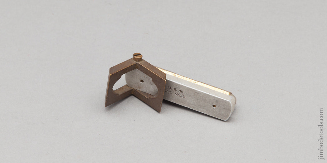 Unusual 2 1/2 Inch Level of Unknown Function Signed LODDING - 62556R