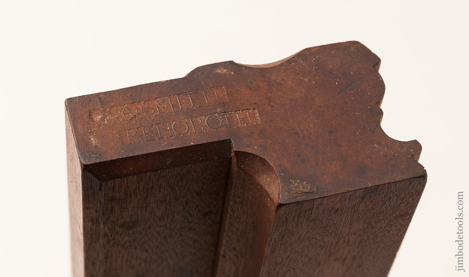 MINT! Ten inch Yellow Birch 8/8 inch Molding Plane by A' SMITH REHOBOTH circa 1791-1823 - 62629U