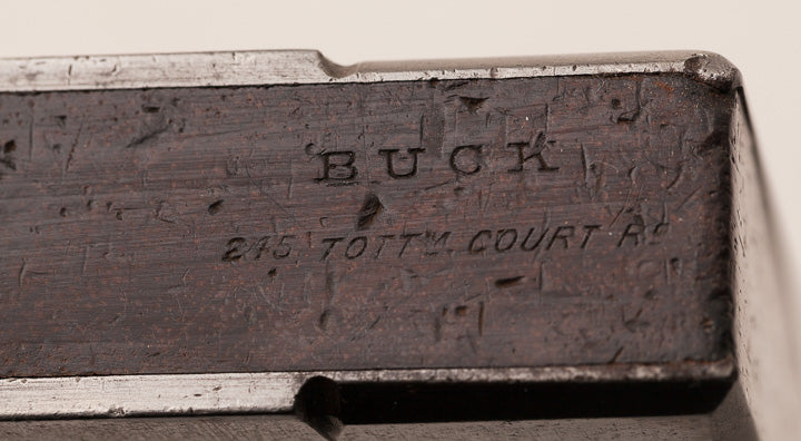 NORRIS NO. 8 Dovetailed Steel and Rosewood Rabbet Plane Marked BUCK - 64132R