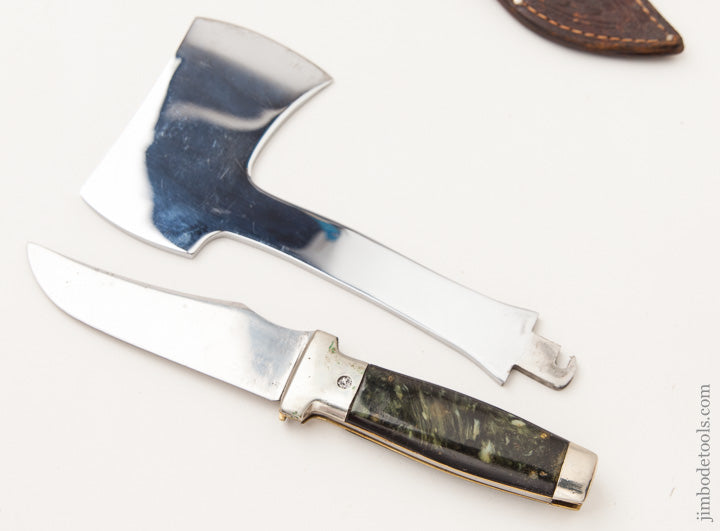Awesome CASE Knife and Hatchet with Original 1935 Leather Sheath - 64201R