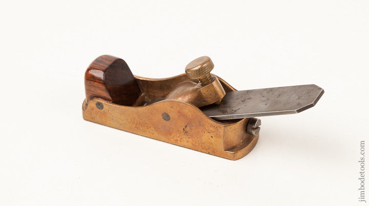NORRIS NO. 31 Gunmetal and Rosewood Thumb Plane with Rosewood Infill and Original NORRIS Iron - 64889RU