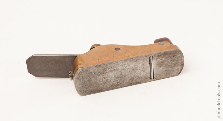 NORRIS NO. 31 Gunmetal and Rosewood Thumb Plane with Rosewood Infill and Original NORRIS Iron - 64889RU
