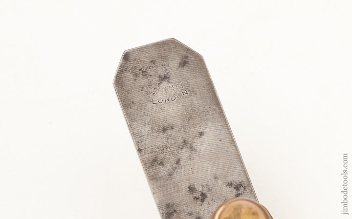 NORRIS NO. 31 Gunmetal and Rosewood Thumb Plane with Rosewood Infill and Original NORRIS Iron - 64889RU