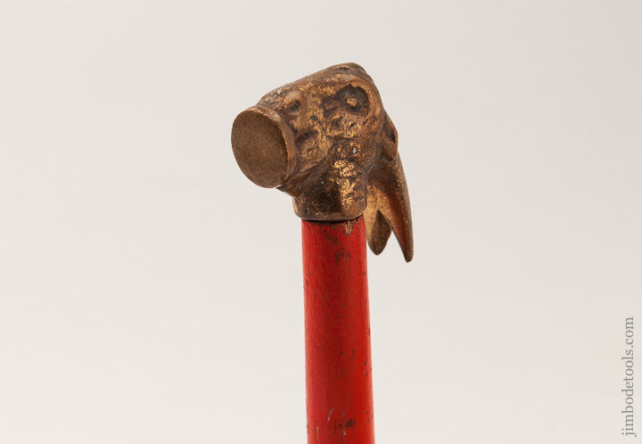 Rare Miniature 7 1/4 inch Goat Head Hammer - 65442R